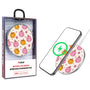 MyBat Design Lab Series Wireless Charging Pad - Silver - Groovy Pumpkin Patch