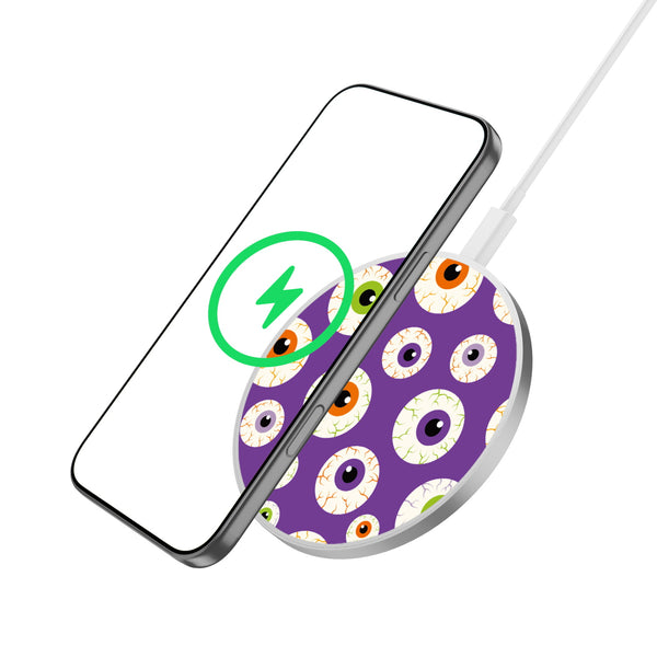 MyBat Design Lab Series Wireless Charging Pad - Silver - Frightful Eyes - MCGWIRC22SL-225-2.jpg