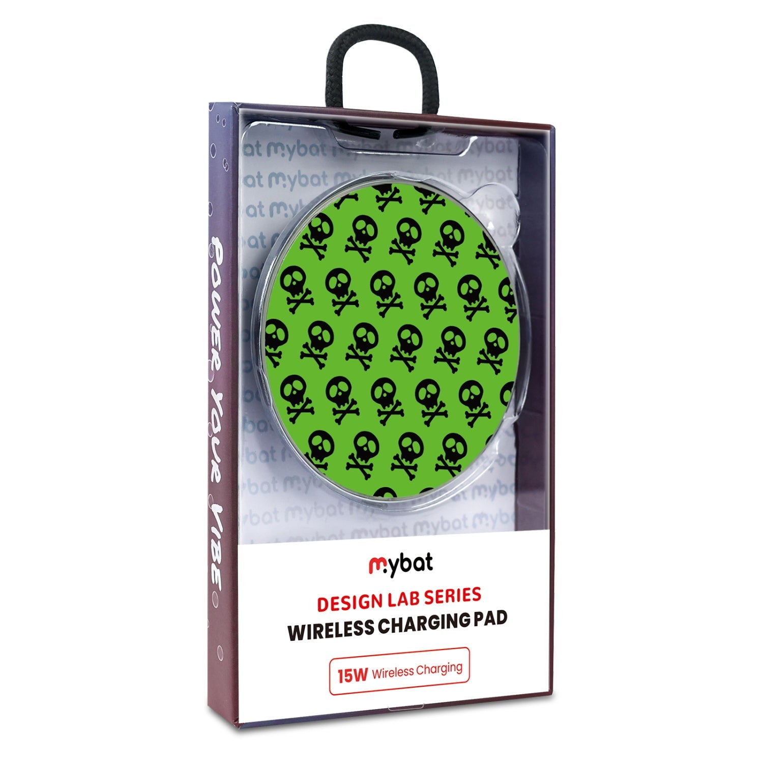 MyBat Design Lab Series Wireless Charging Pad - Silver - Toxic