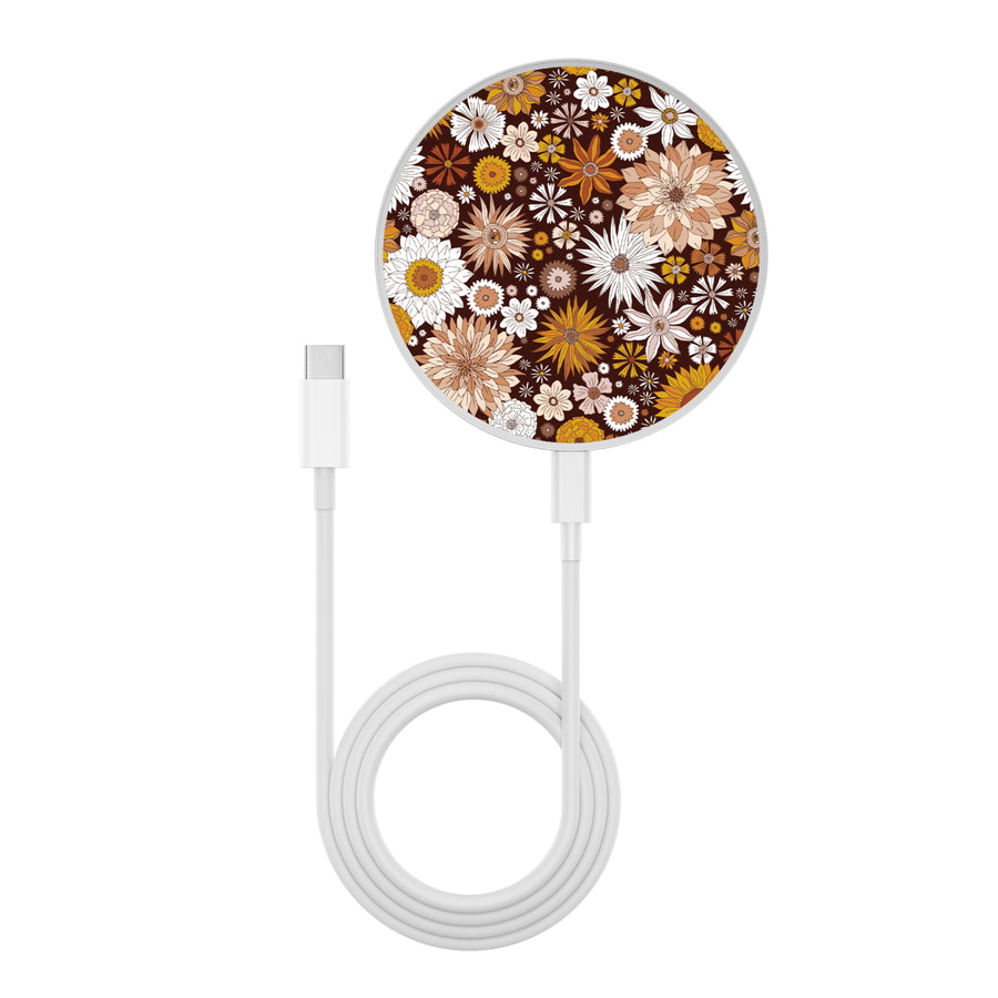MyBat Design Lab Series Wireless Charging Pad - Silver - Autumn Florals - MCGWIRC22SL-243-3.jpg