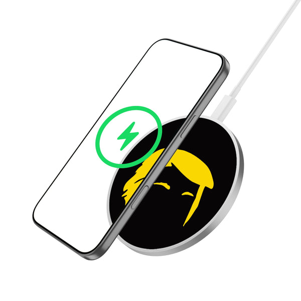 MyBat Design Lab Series Wireless Charging Pad - Silver - Trump Golden Silhouette - MCGWIRC22SL-251-2.jpg