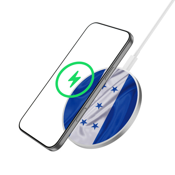 MyBat Design Lab Series Wireless Charging Pad - Silver - Honduras Flag - MCGWIRC22SL-259-2.jpg