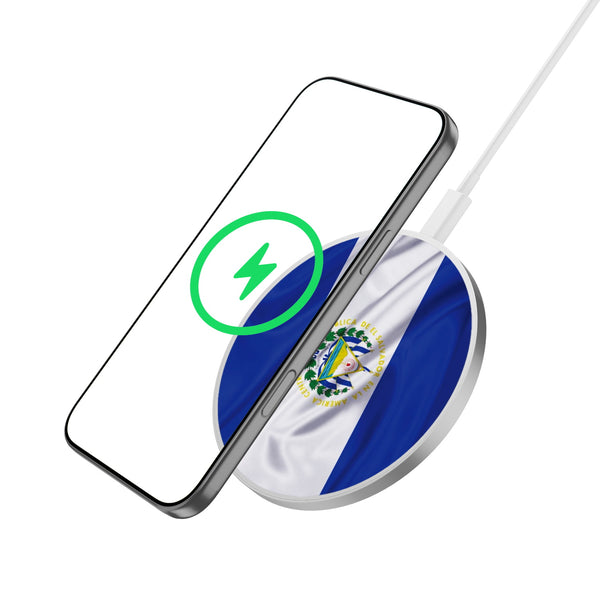 MyBat Design Lab Series Wireless Charging Pad - Silver - El Salvador Flag - MCGWIRC22SL-260-2.jpg