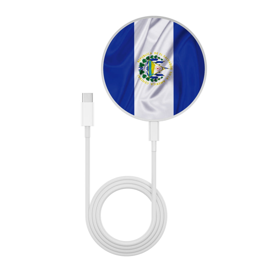 MyBat Design Lab Series Wireless Charging Pad - Silver - El Salvador Flag - MCGWIRC22SL-260-3.jpg