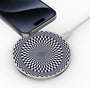 MyBat Design Lab Series Wireless Charging Pad - Silver - Dizzy Circle - MCGWIRC22SL-265-4.jpg