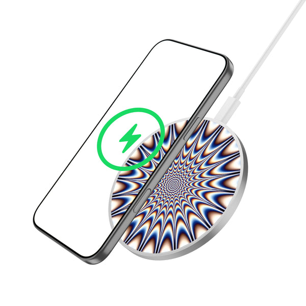 MyBat Design Lab Series Wireless Charging Pad - Silver - Hypnotic Burst - MCGWIRC22SL-267-2.jpg
