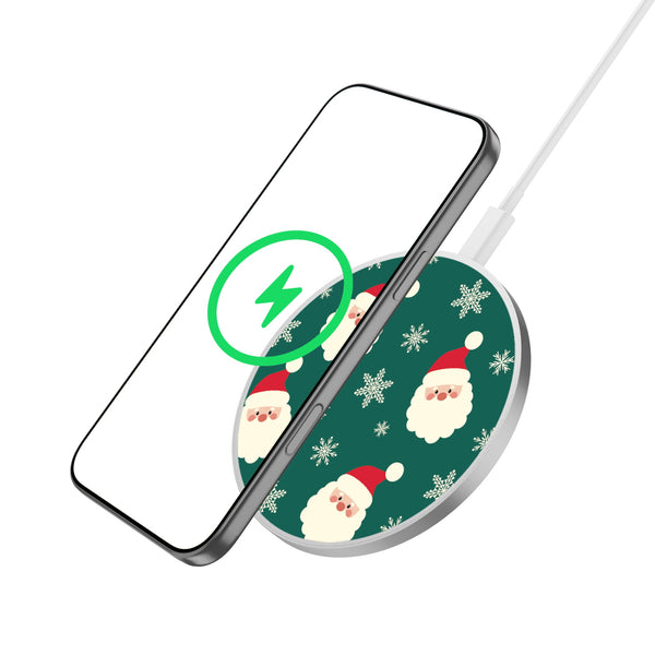 MyBat Design Lab Series Wireless Charging Pad - Silver - Jolly Saint Nick - MCGWIRC22SL-271-2.jpg