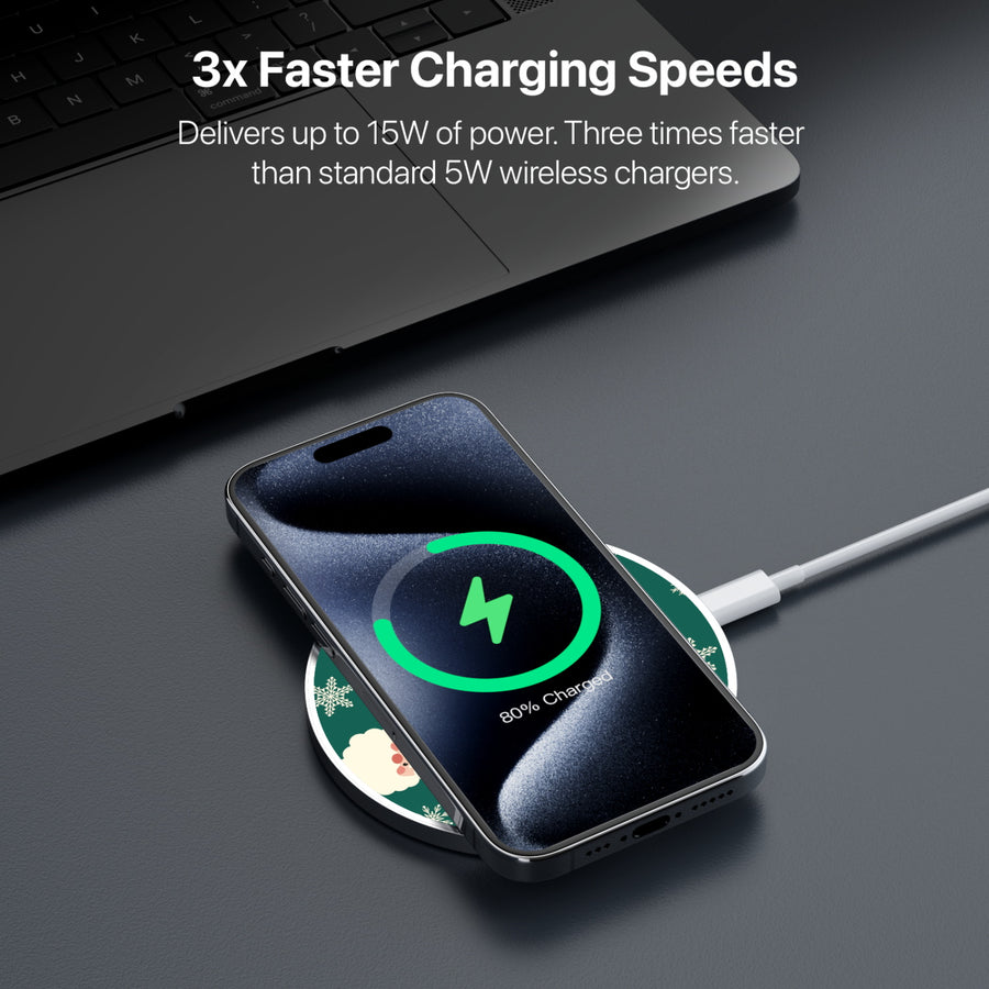 MyBat Design Lab Series Wireless Charging Pad - Silver - Jolly Saint Nick - MCGWIRC22SL-271-5.jpg