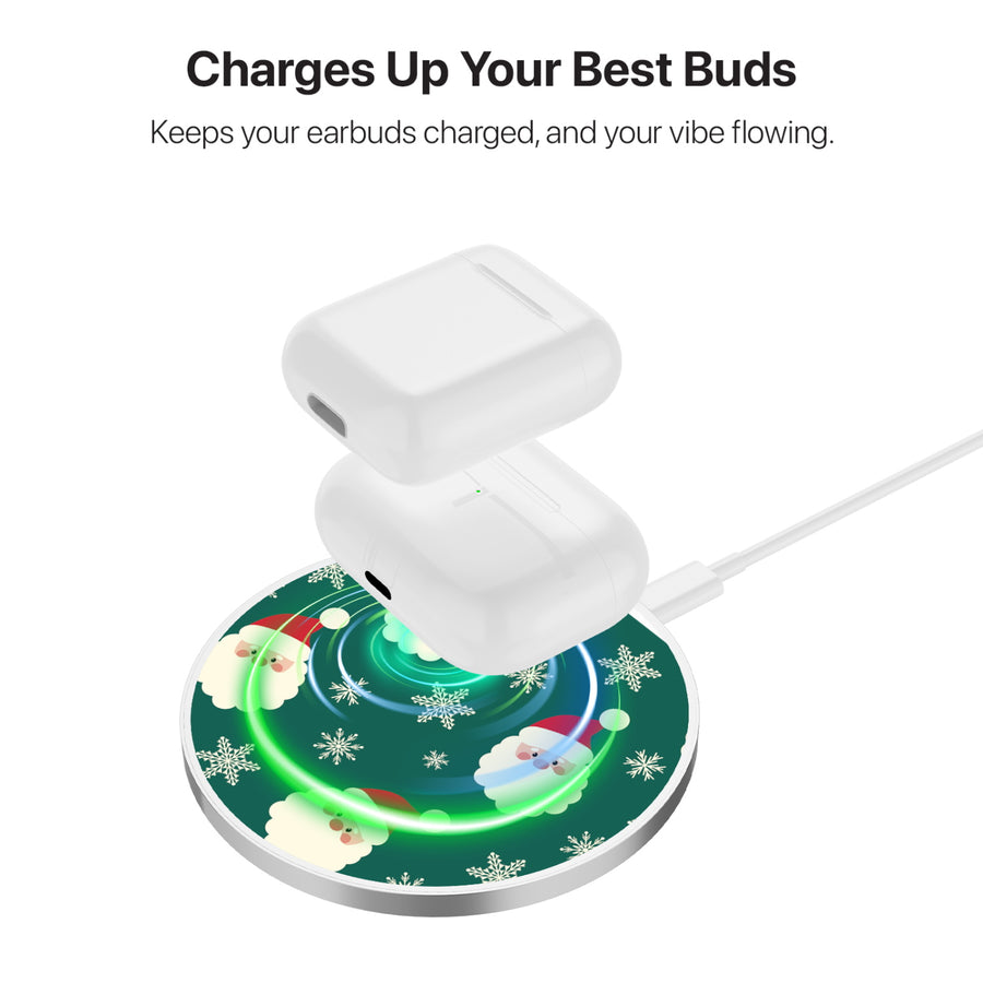 MyBat Design Lab Series Wireless Charging Pad - Silver - Jolly Saint Nick - MCGWIRC22SL-271-6.jpg
