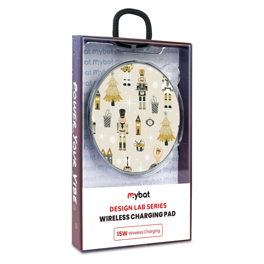 MyBat Design Lab Series Wireless Charging Pad - Silver - Nutcracker