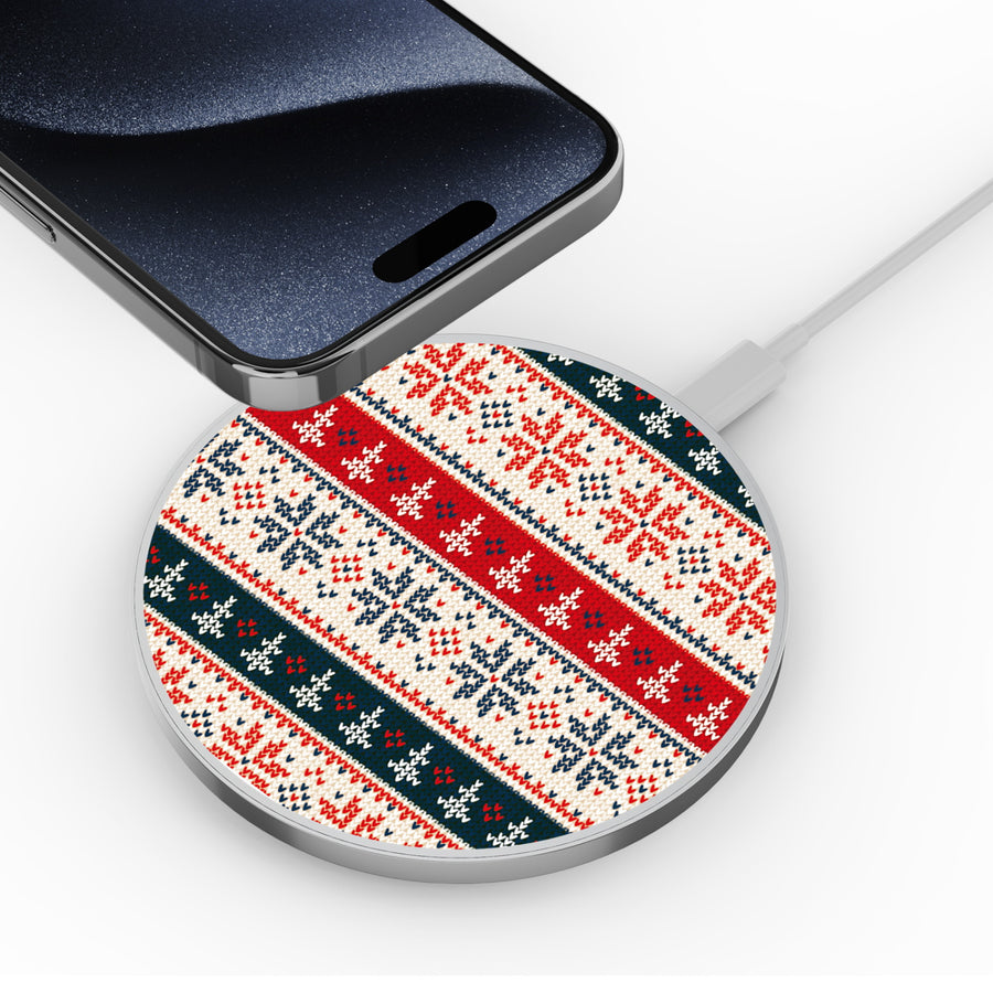 MyBat Design Lab Series Wireless Charging Pad - Silver - Festive Flair - MCGWIRC22SL-275-4.jpg