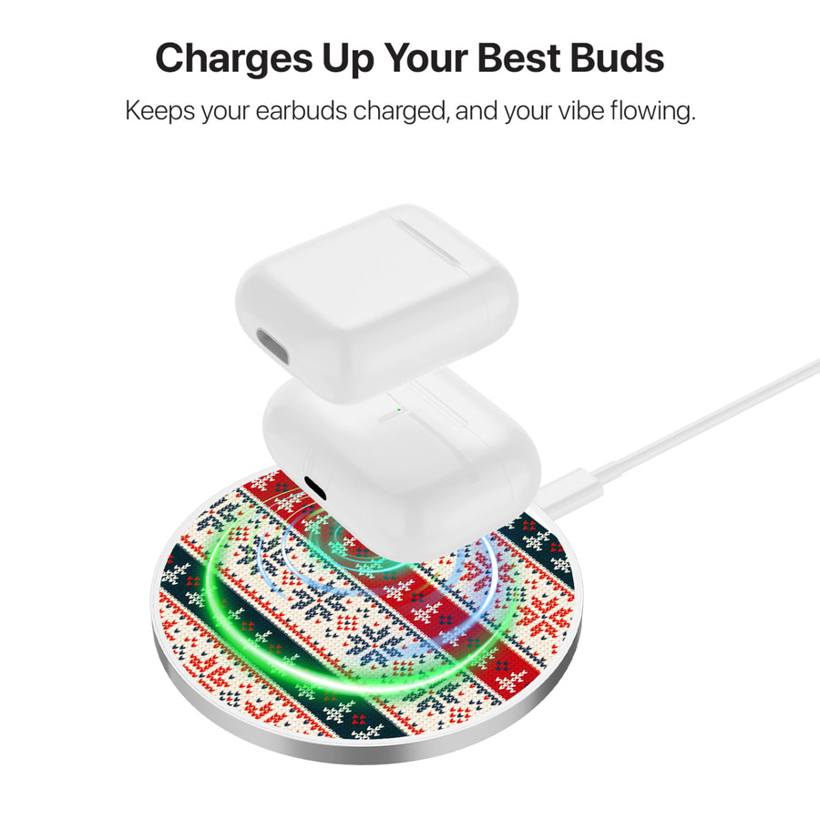 MyBat Design Lab Series Wireless Charging Pad - Silver - Festive Flair - MCGWIRC22SL-275-6.jpg