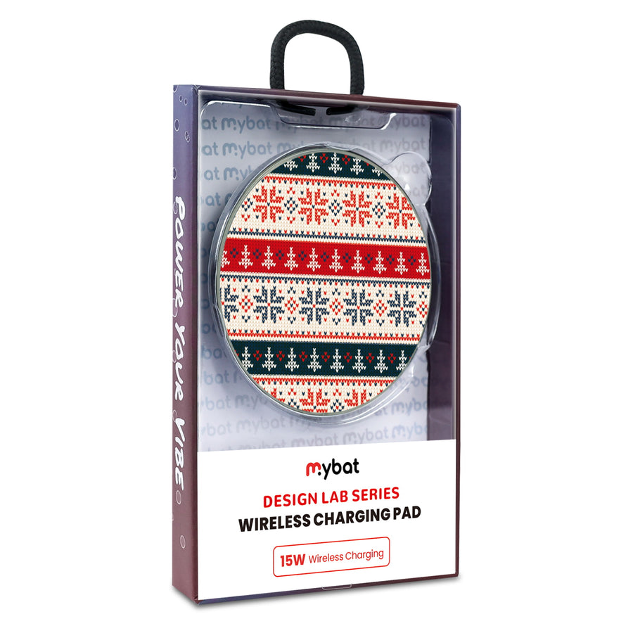 MyBat Design Lab Series Wireless Charging Pad - Silver - Festive Flair - MCGWIRC22SL-275-9.jpg