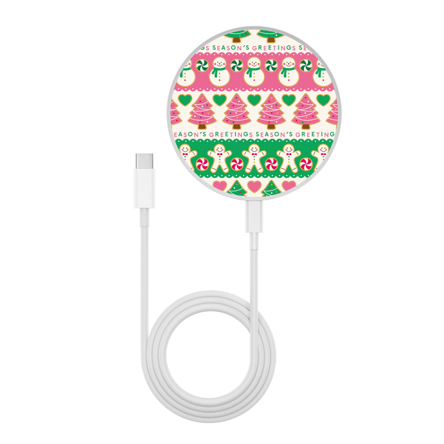 MyBat Design Lab Series Wireless Charging Pad - Silver - Season's Greeting - MCGWIRC22SL-277-3.jpg