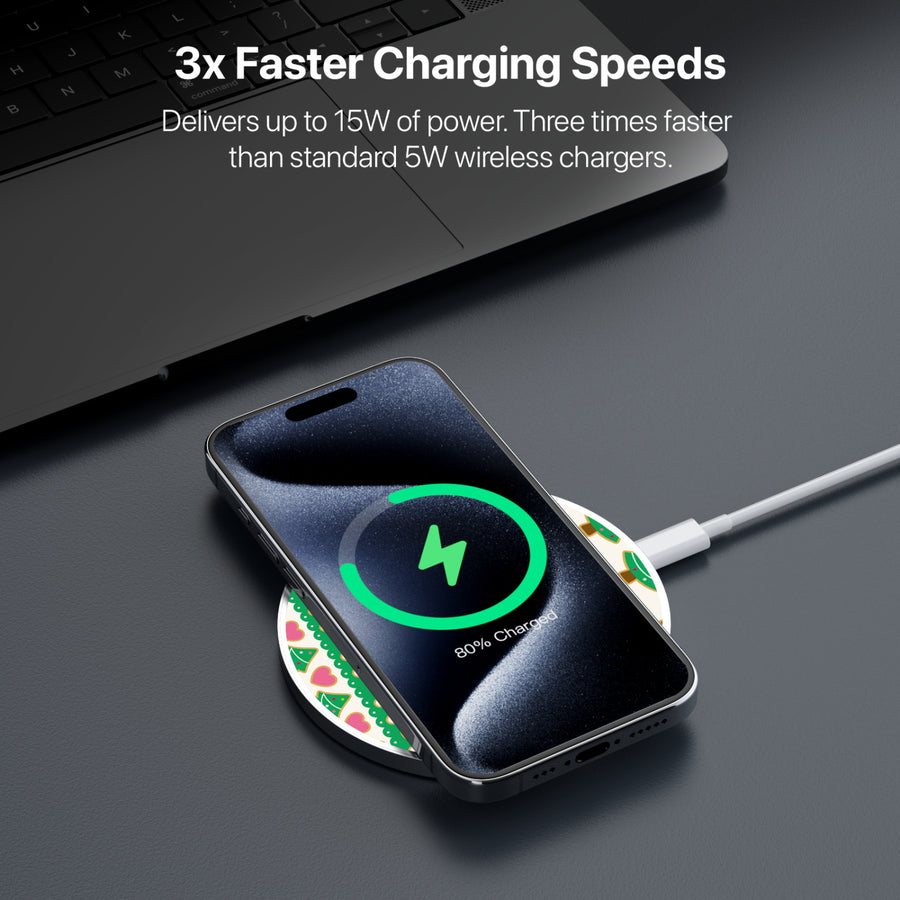 MyBat Design Lab Series Wireless Charging Pad - Silver - Season's Greeting - MCGWIRC22SL-277-5.jpg