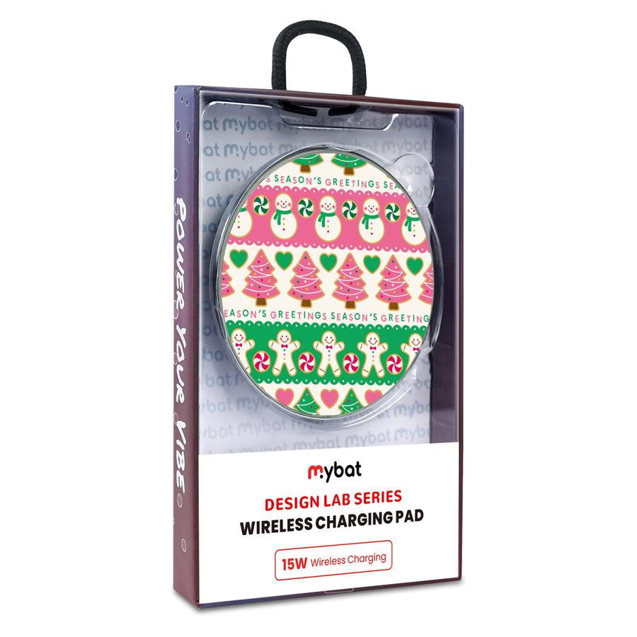 MyBat Design Lab Series Wireless Charging Pad - Silver - Season's Greeting - MCGWIRC22SL-277-9.jpg