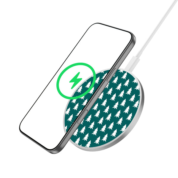 MyBat Design Lab Series Wireless Charging Pad - Silver - Evergreen Forest - MCGWIRC22SL-278-2.jpg