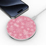MyBat Design Lab Series Wireless Charging Pad - Silver - Pink Snowflakes - MCGWIRC22SL-282-4.jpg