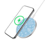 MyBat Design Lab Series Wireless Charging Pad - Silver - Blue Snowflakes - MCGWIRC22SL-283-2.jpg
