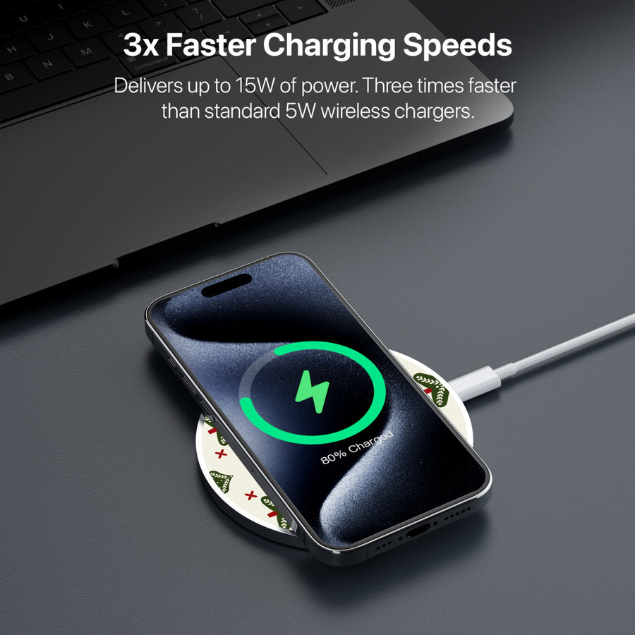 MyBat Design Lab Series Wireless Charging Pad - Silver - O Christmas Tree - MCGWIRC22SL-291-5.jpg