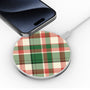 MyBat Design Lab Series Wireless Charging Pad - Silver - Rustic Plaid - MCGWIRC22SL-293-4.jpg