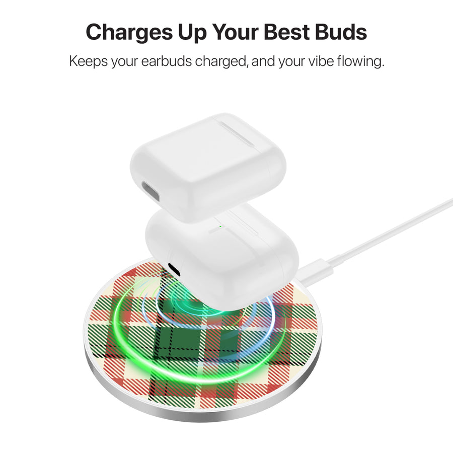 MyBat Design Lab Series Wireless Charging Pad - Silver - Rustic Plaid - MCGWIRC22SL-293-6.jpg