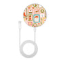 MyBat Design Lab Series Wireless Charging Pad - Silver - Holiday Stamps - MCGWIRC22SL-297-3.jpg