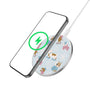 MyBat Design Lab Series Wireless Charging Pad - Silver - Puppy Snow Play - MCGWIRC22SL-299-2.jpg