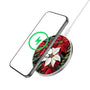 MyBat Design Lab Series Wireless Charging Pad - Silver - Christmas Poinsettias - MCGWIRC22SL-301-2.jpg