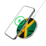 MyBat Design Lab Series Wireless Charging Pad - Silver - Jamaica Flag - MCGWIRC22SL-310-2.jpg