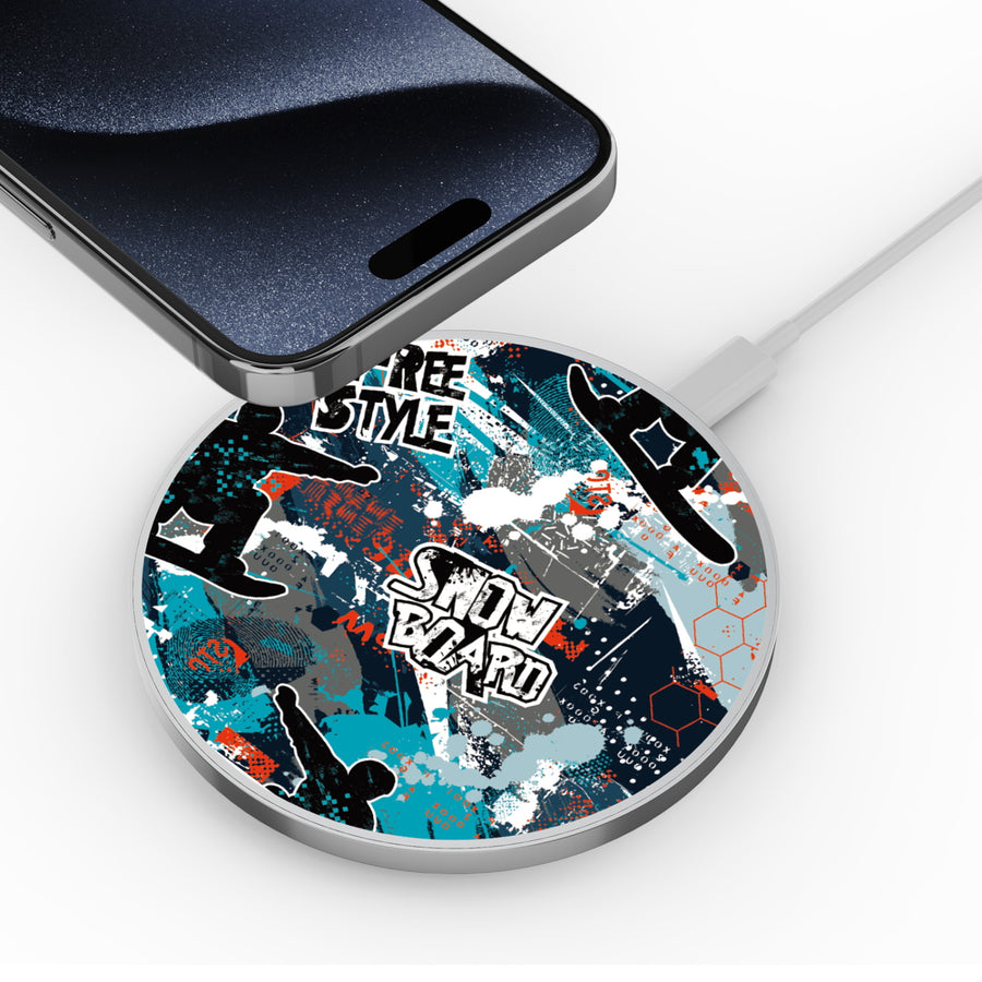 MyBat Design Lab Series Wireless Charging Pad - Silver - Shredding Freestyle - MCGWIRC22SL-326-4.jpg