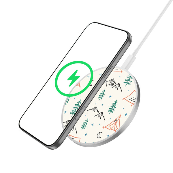 MyBat Design Lab Series Wireless Charging Pad - Silver - Fireside Camp - MCGWIRC22SL-328-2.jpg