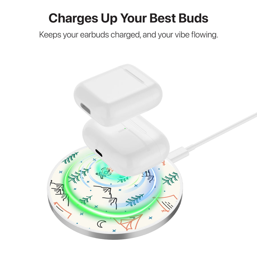 MyBat Design Lab Series Wireless Charging Pad - Silver - Fireside Camp - MCGWIRC22SL-328-6.jpg