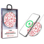MyBat Design Lab Series Wireless Charging Pad - Silver - Sending Love