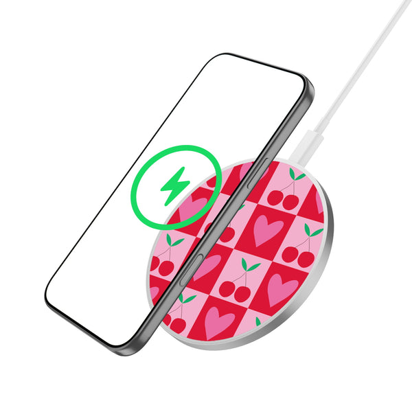 MyBat Design Lab Series Wireless Charging Pad - Silver - Cherry Hearts - MCGWIRC22SL-334-2.jpg