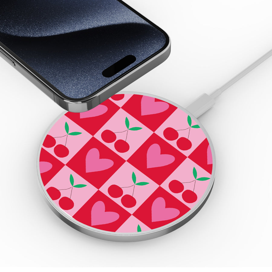 MyBat Design Lab Series Wireless Charging Pad - Silver - Cherry Hearts - MCGWIRC22SL-334-4.jpg