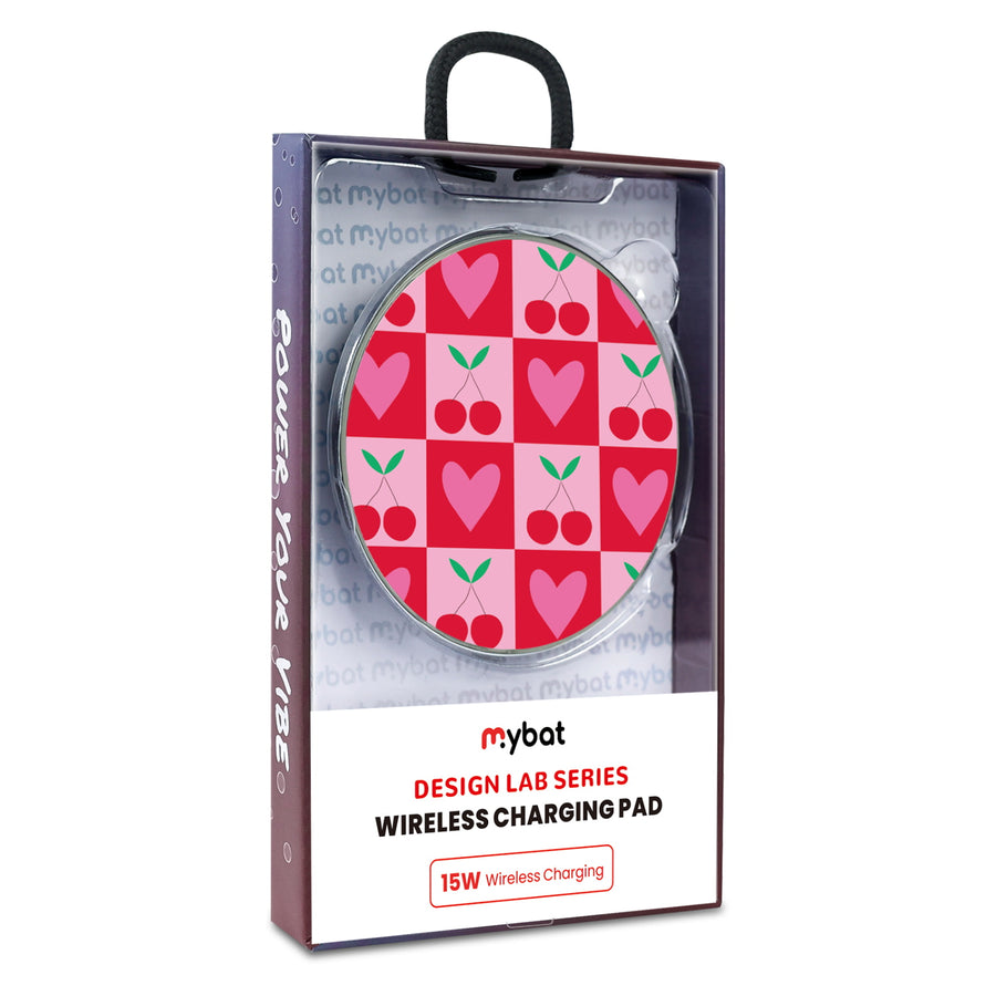 MyBat Design Lab Series Wireless Charging Pad - Silver - Cherry Hearts - MCGWIRC22SL-334-9.jpg