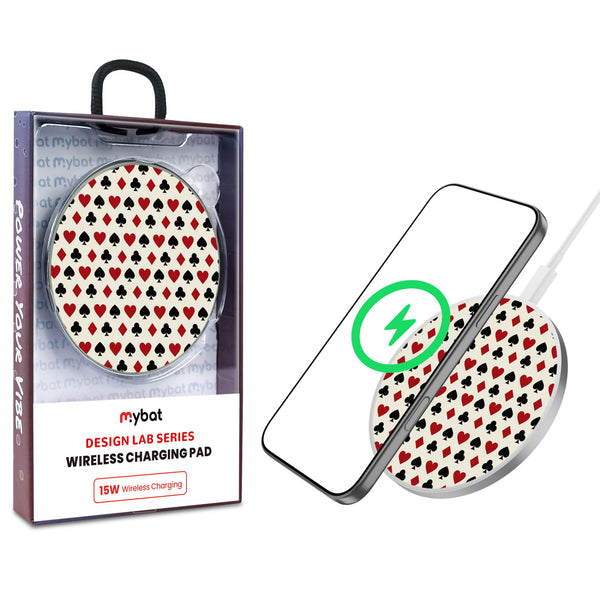 MyBat Design Lab Series Wireless Charging Pad - Silver - Royal Flush - MCGWIRC22SL-336-1.jpg