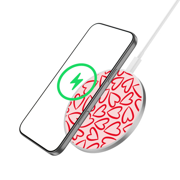 MyBat Design Lab Series Wireless Charging Pad - Silver - Endless Hearts - MCGWIRC22SL-338-2.jpg