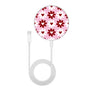MyBat Design Lab Series Wireless Charging Pad - Silver - Love in Bloom - MCGWIRC22SL-341-3.jpg