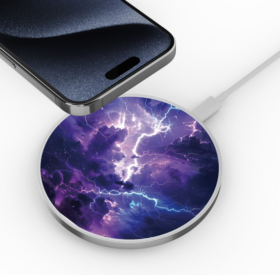 MyBat Design Lab Series Wireless Charging Pad - Silver - Lightning Storm - MCGWIRC22SL-353-4.jpg