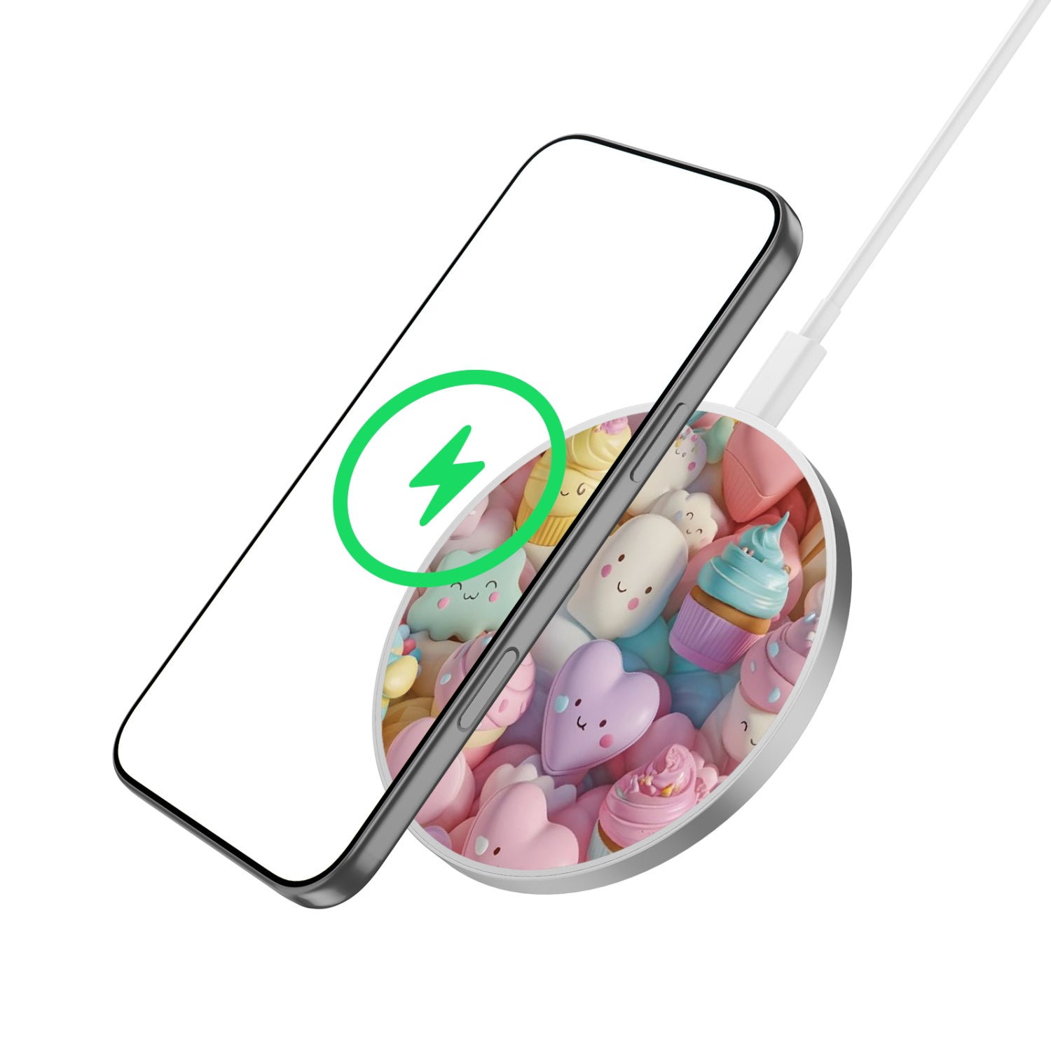 MyBat Design Lab Series Wireless Charging Pad - Silver - Candy Love - MCGWIRC22SL-354-2.jpg