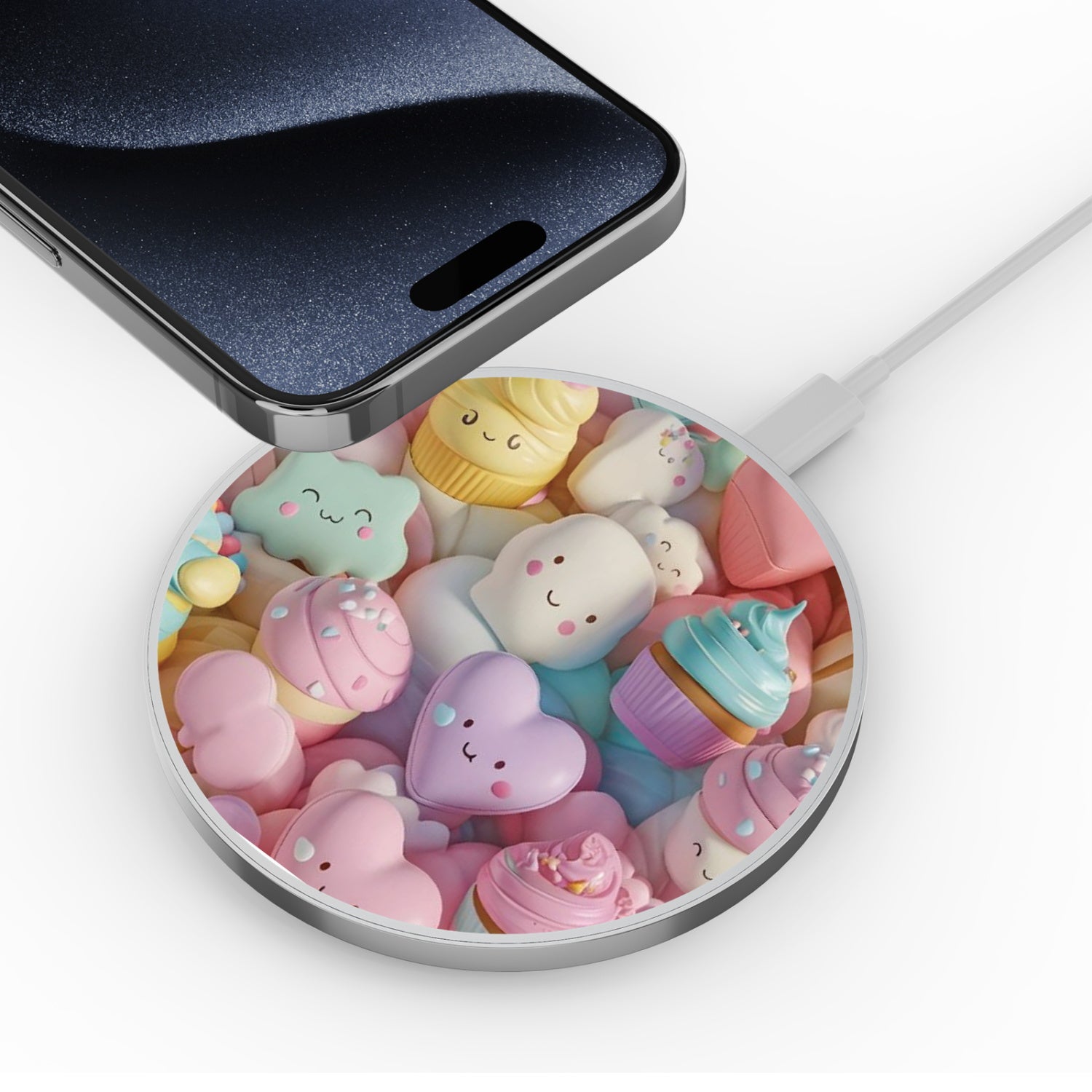 MyBat Design Lab Series Wireless Charging Pad - Silver - Candy Love - MCGWIRC22SL-354-4.jpg