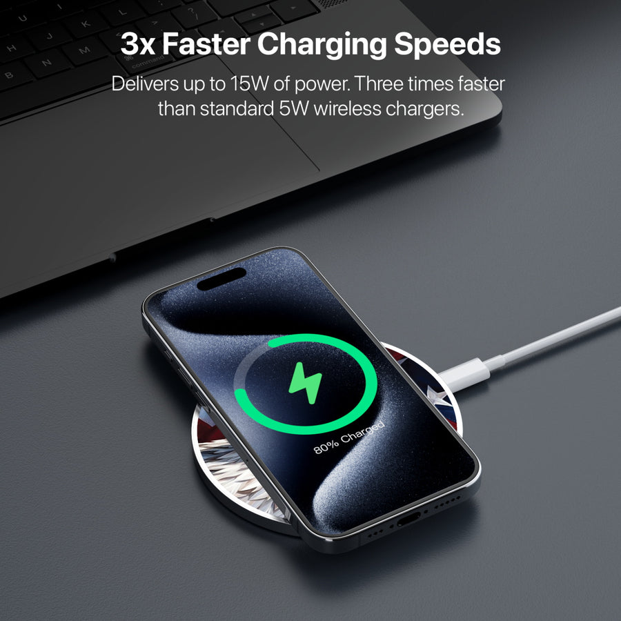 MyBat Design Lab Series Wireless Charging Pad - Silver - Proud American Eagle - MCGWIRC22SL-362-5.jpg