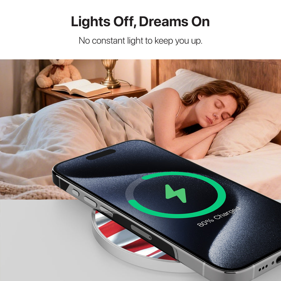 MyBat Design Lab Series Wireless Charging Pad - Silver - Waving USA FLag - MCGWIRC22SL-367-8.jpg