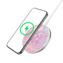 MyBat Design Lab Series Wireless Charging Pad - Silver - Pink Galaxies - MCGWIRC22SL-368-2.jpg