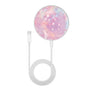 MyBat Design Lab Series Wireless Charging Pad - Silver - Pink Galaxies - MCGWIRC22SL-368-3.jpg