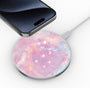 MyBat Design Lab Series Wireless Charging Pad - Silver - Pink Galaxies - MCGWIRC22SL-368-4.jpg