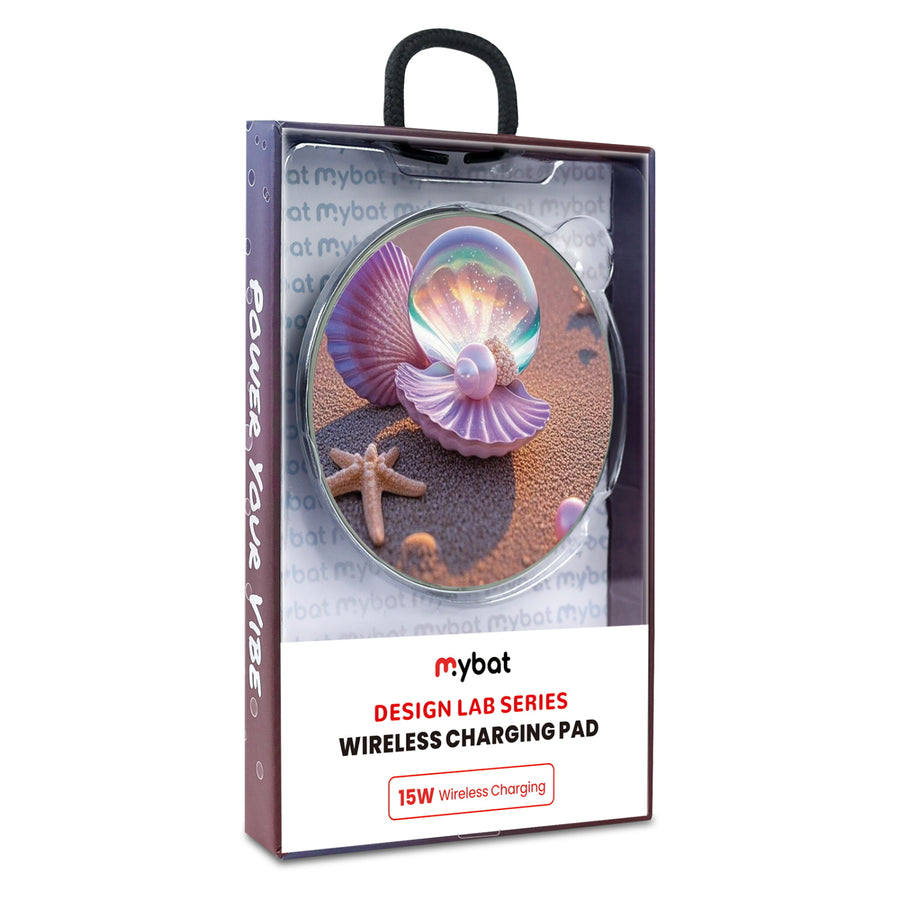 MyBat Design Lab Series Wireless Charging Pad - Silver - Seashell Beach - MCGWIRC22SL-374-9.jpg