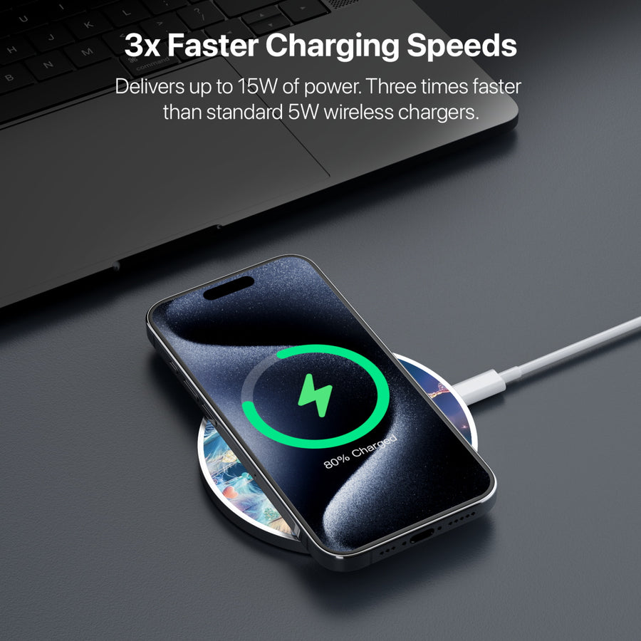 MyBat Design Lab Series Wireless Charging Pad - Silver - Pastel Dreamcatcher - MCGWIRC22SL-376-5.jpg
